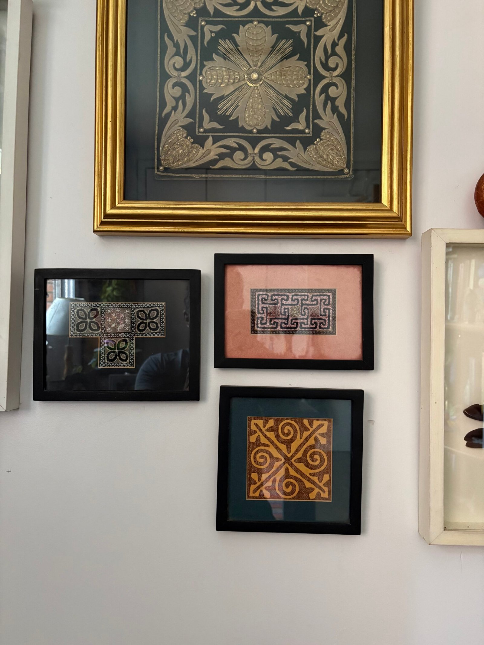 Tres bordados del norte de Vietnam