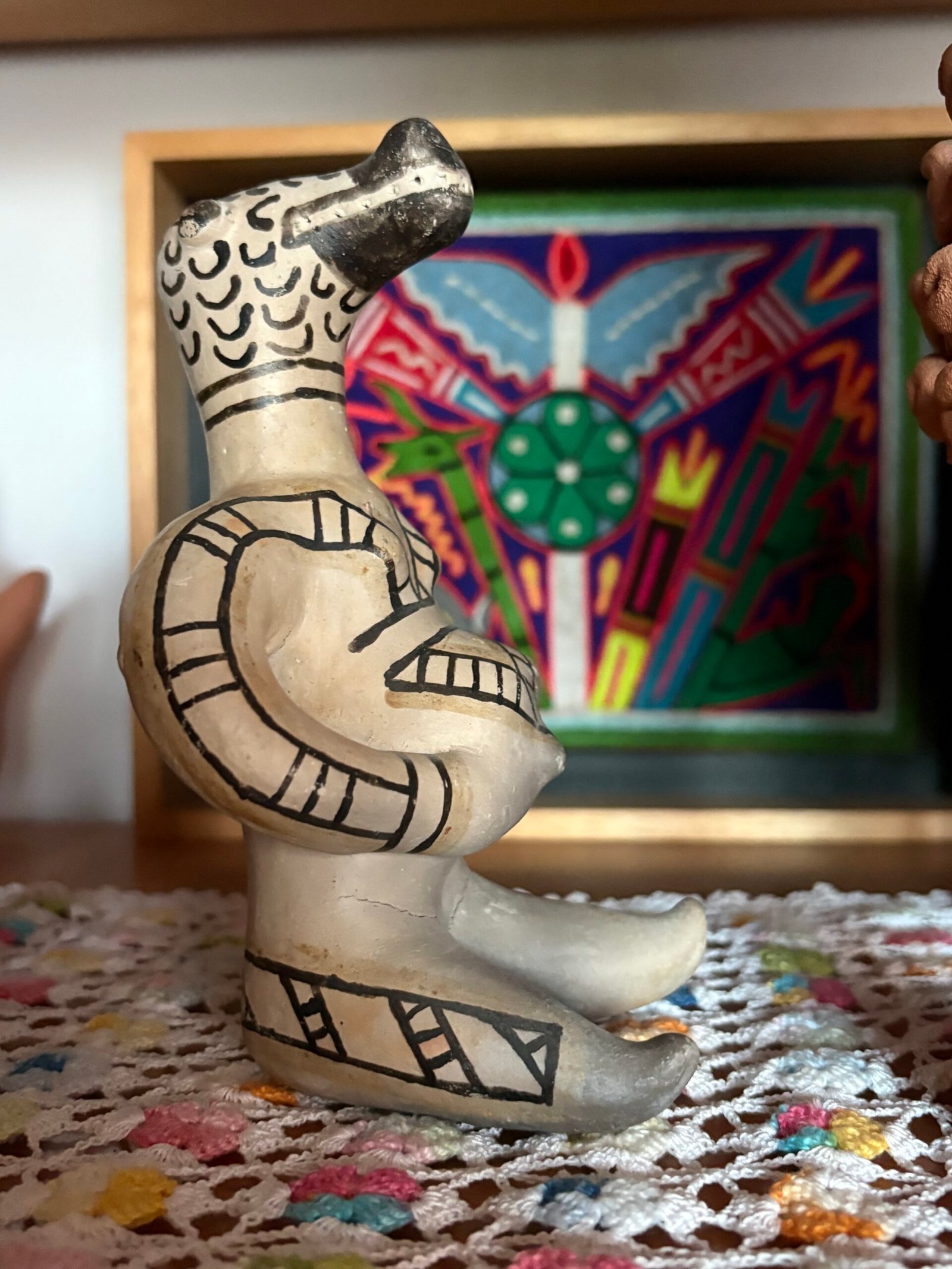 Cerámica cabeza de dragón