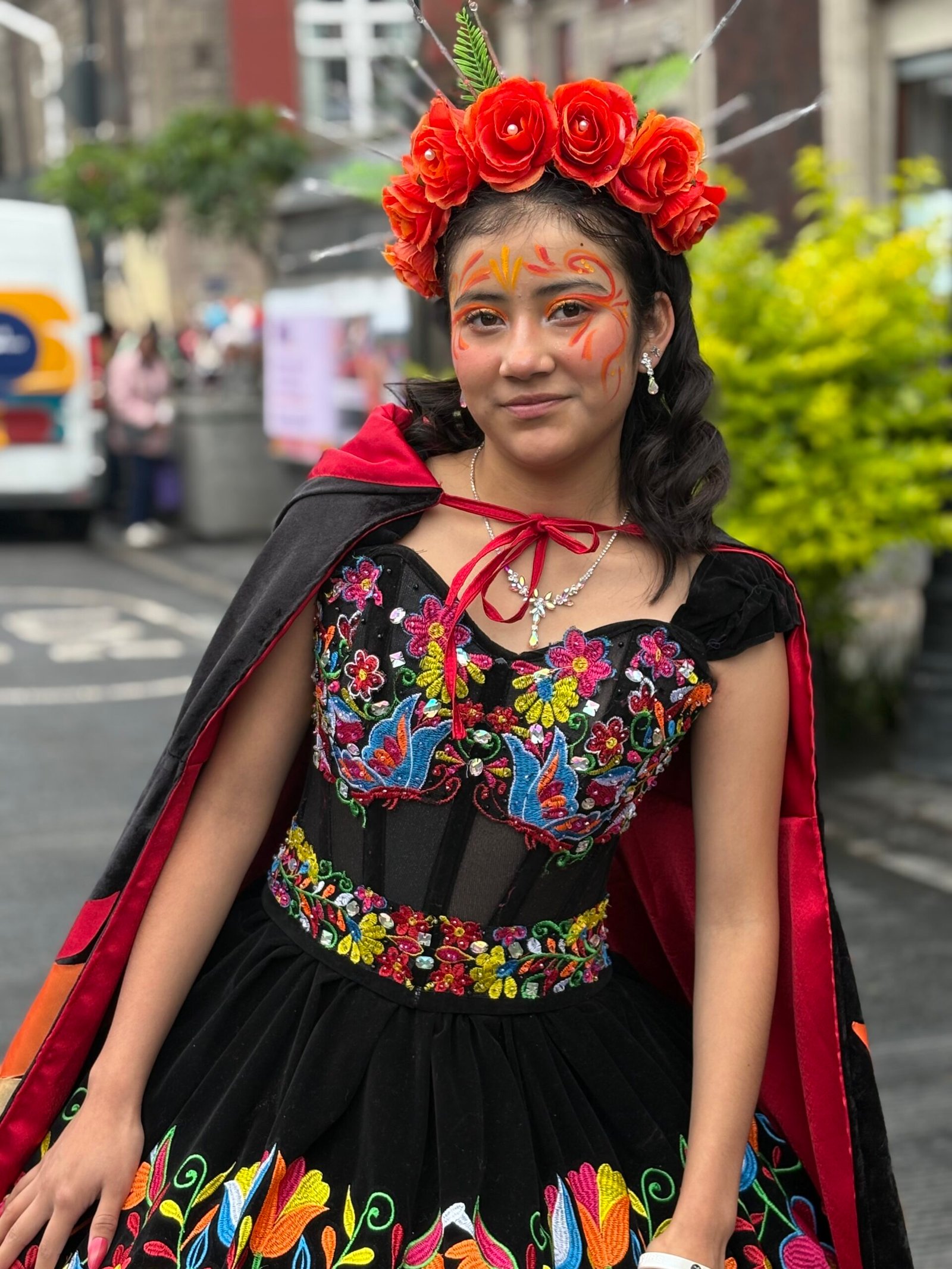 Rostros alusivos al día de los muertos